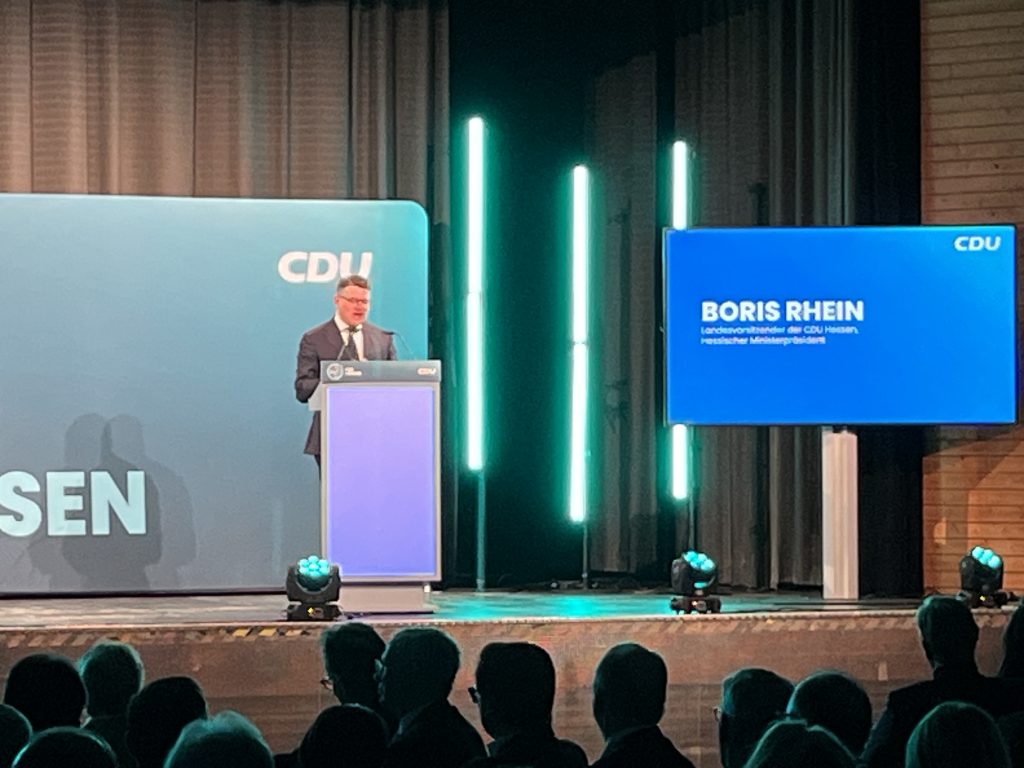 Ministerpräsident Boris Rhein